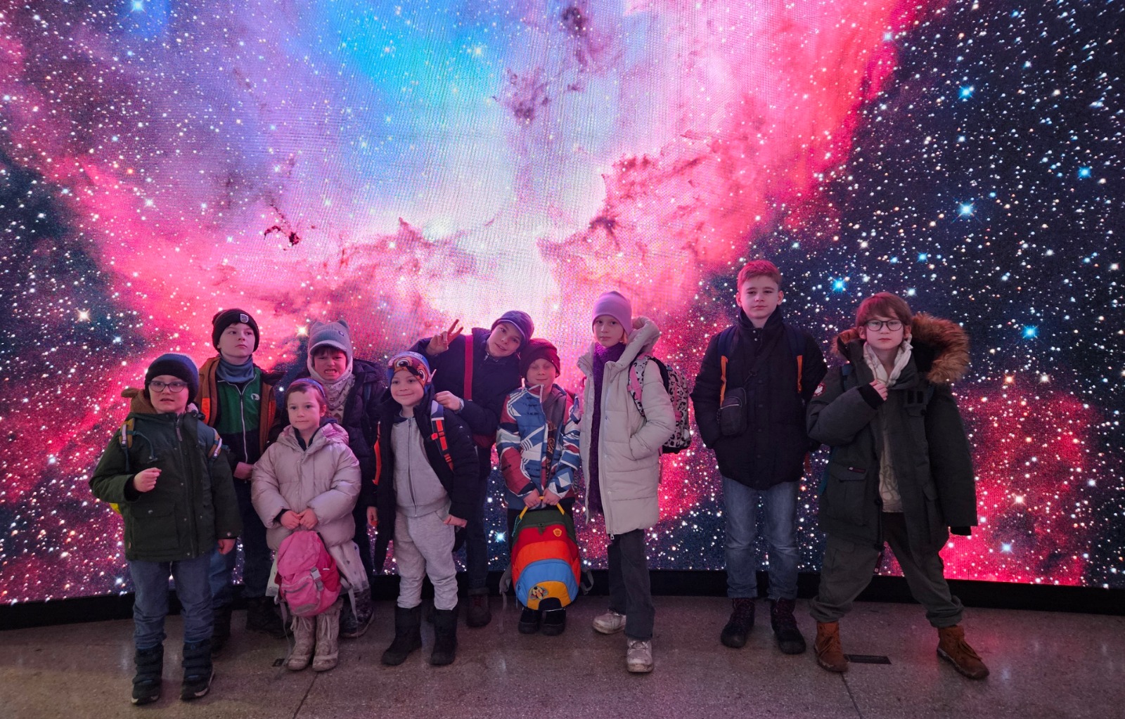 domácí škola Praha v planetáriu