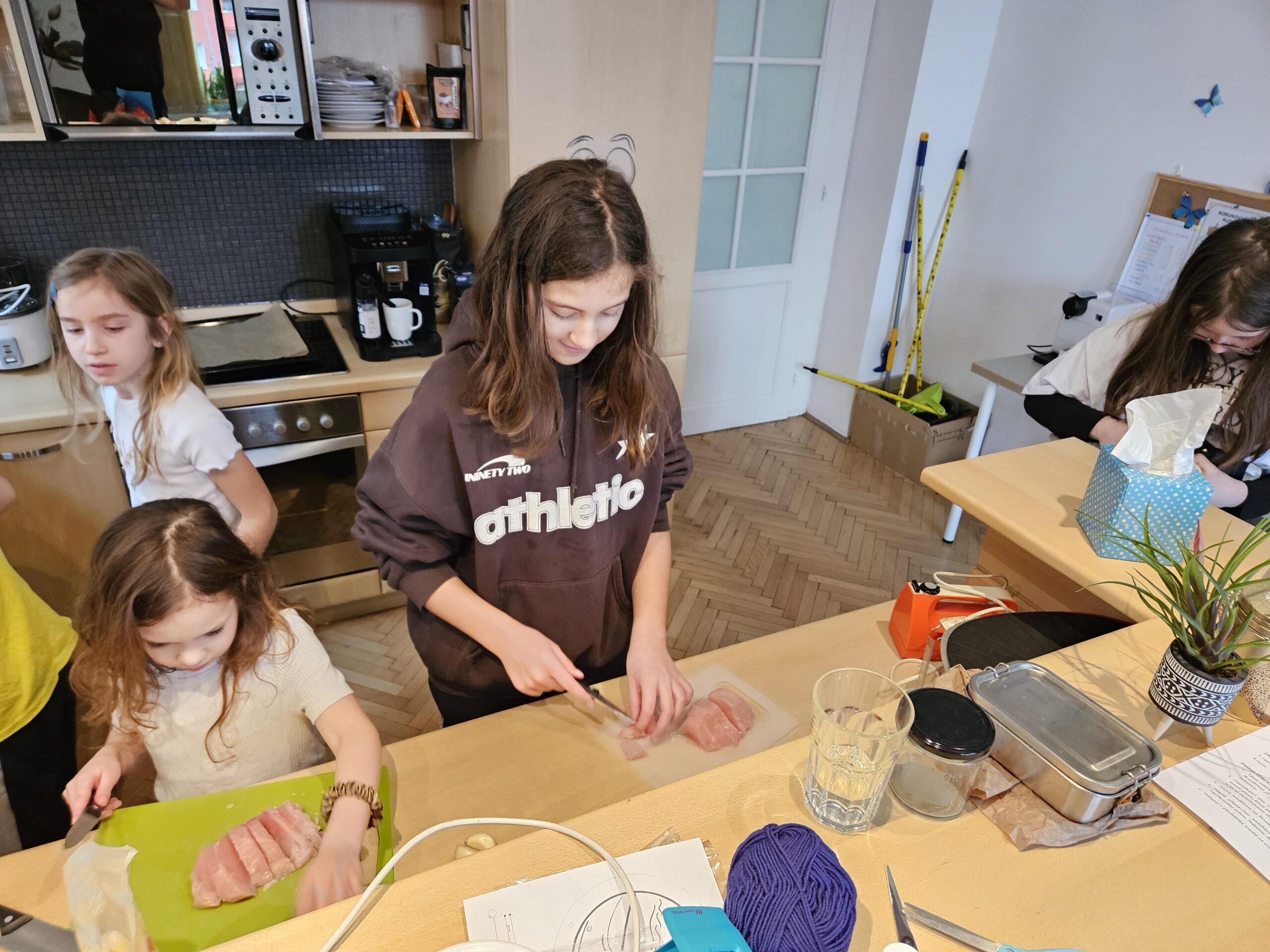 Kroužek vaření v Domácí škole Praha