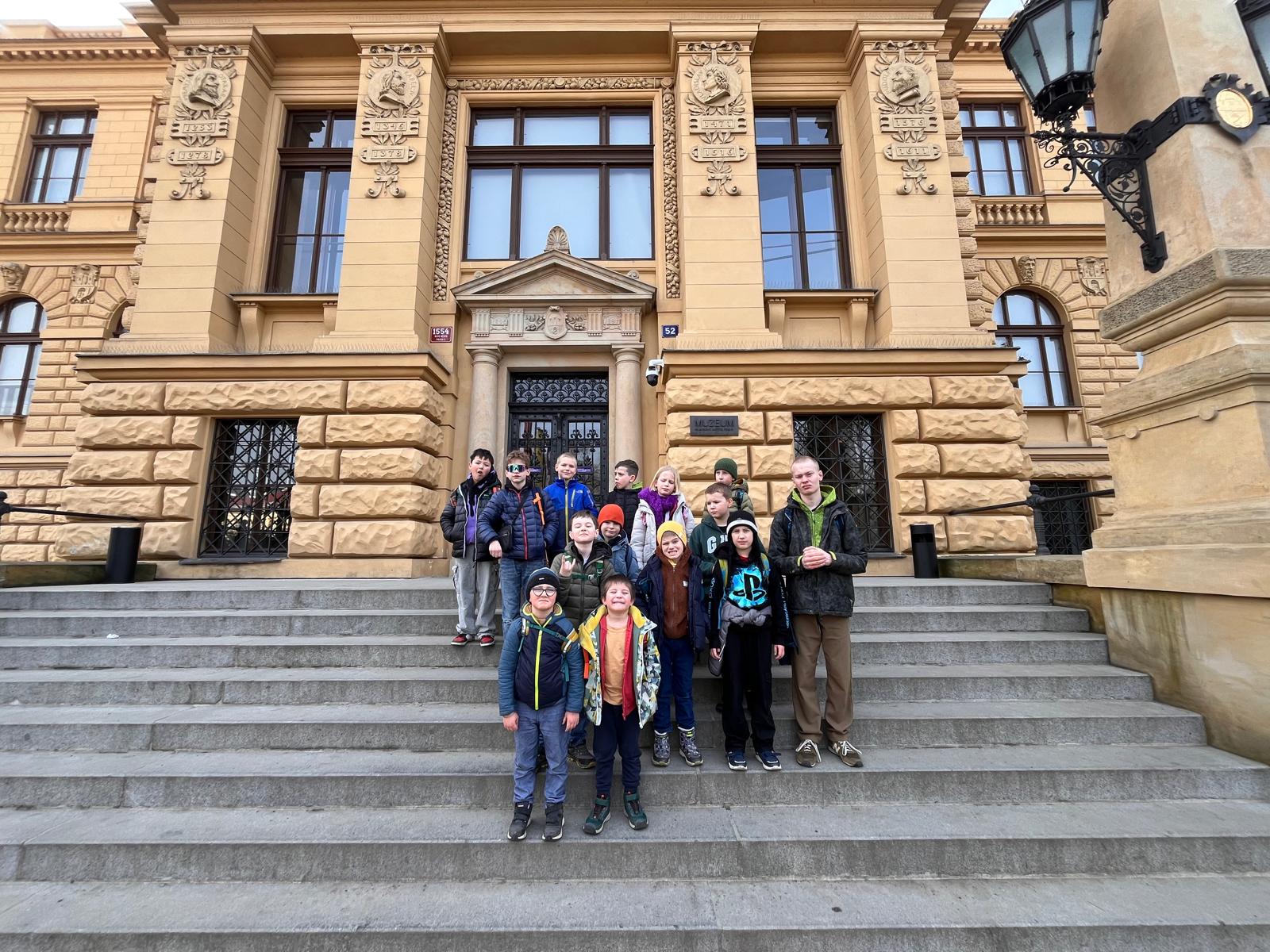 Domácí škola Praha na návštěvě muzea